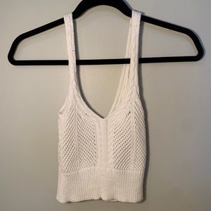 PACSUN - Me to We White Crochet Tank